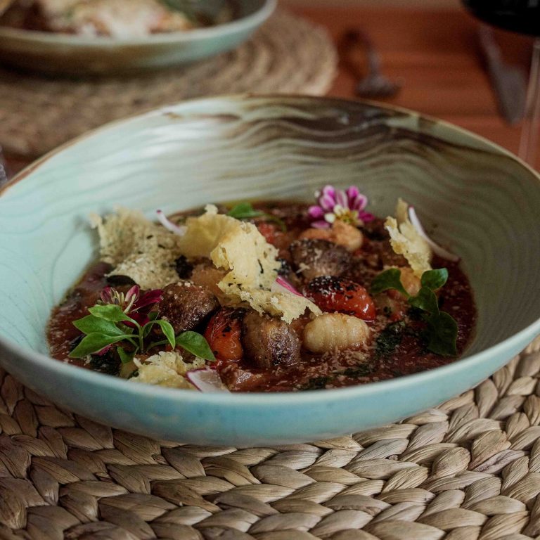 mushroom ragù gnocchi