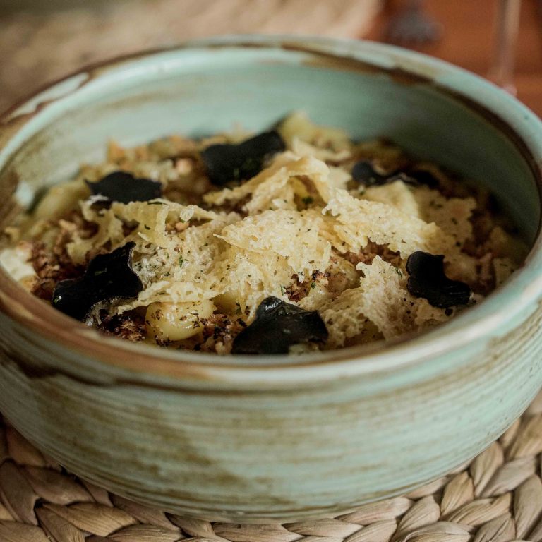 black truffle macaroni