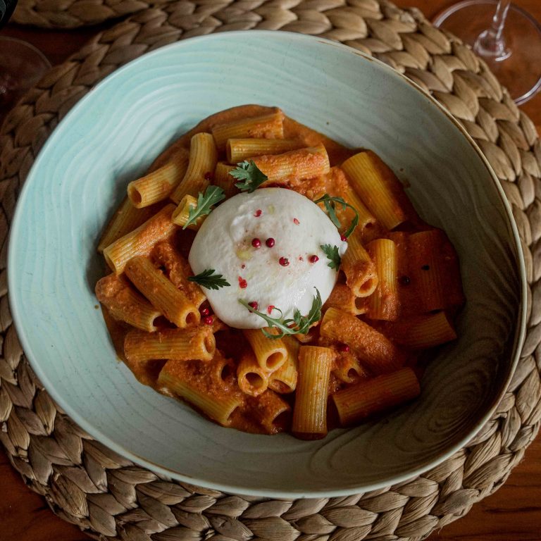 rigatoni burrata